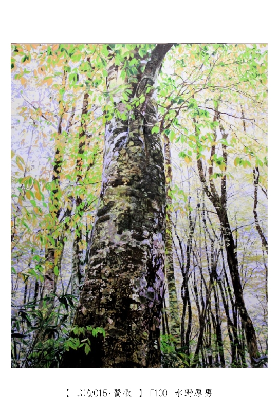 Atsuo Mizuno・水野厚男 絵画 ブナに魅せられてシリーズのページ